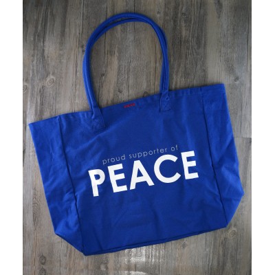 Peace Love World Tote Bags 2  / 大容量購物袋 2