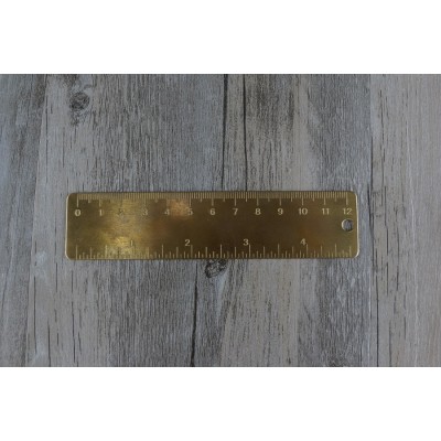 Vintage Brass Ruler /  複古黃銅尺 , 書簽尺 Vintage Brass Ruler /  複古黃銅尺 , 書簽尺